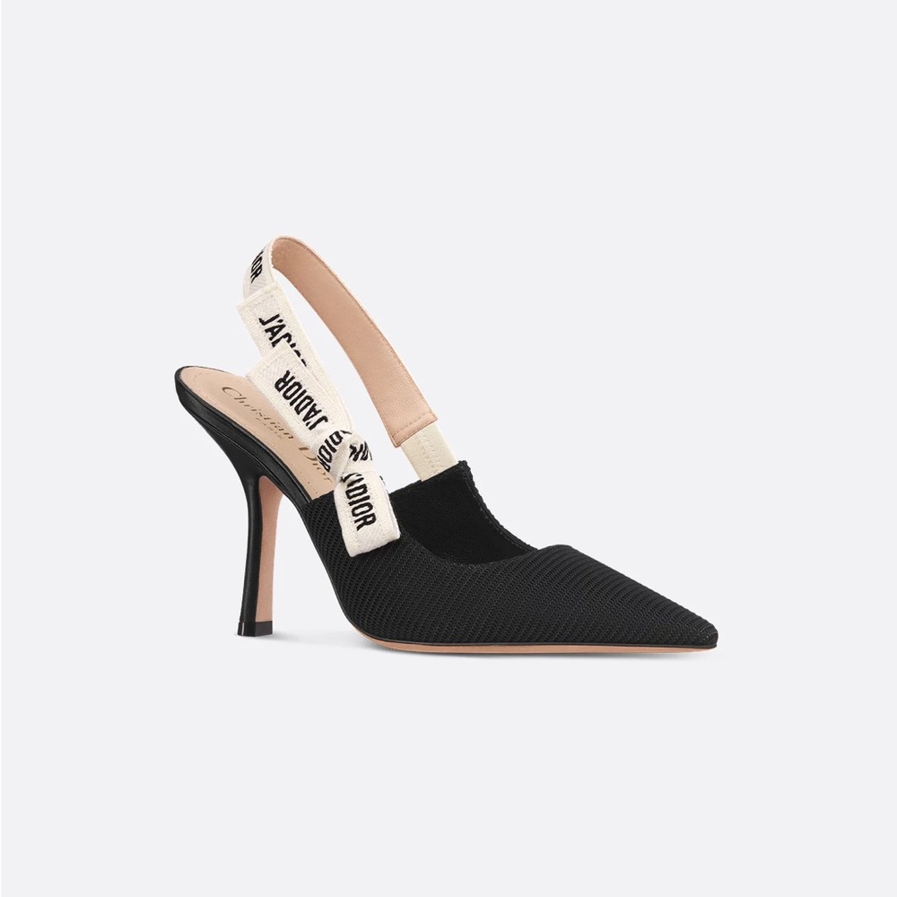 Dior Navy Slingback Heels